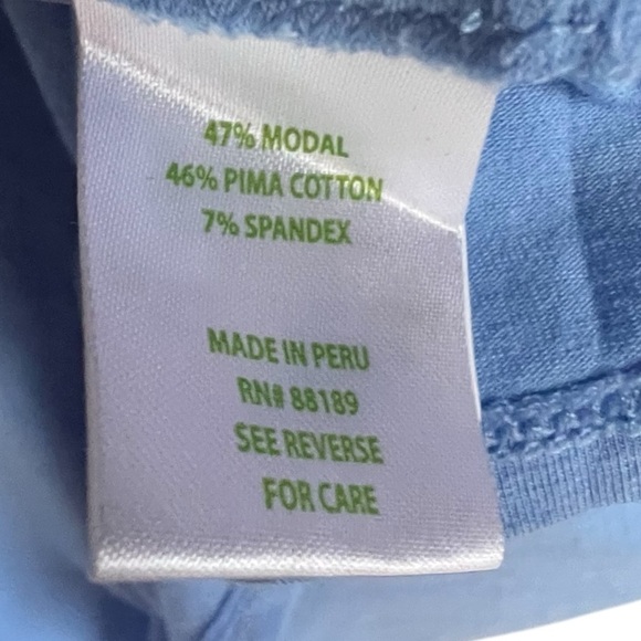 Lilly Pulitzer Finn Top Long Sleeve Cotton Blend Multi Sink or Swim SZ XL - Picture 4 of 9